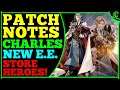 Waiting Room AKA Hero Storage, Charles, 3x EE (Patch Notes) Epic Seven News Epic 7 Review E7