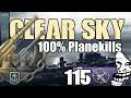 100% plane kill on the team - SOLO CLEAR SKY =)