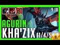 Agurin - Kha'Zix vs. Sejuani Jungle - Patch 9.10 EUW Ranked | RARE