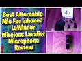 Best Affordable Mic For Iphone? LeWinner Wireless Lavalier Microphone Review MumblesVideos