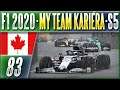 F1 2020 My Team | #83 | Klouzačka! V dešti na suchých pneu? | CZ Let's Play (S5 - KAN)