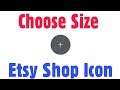 How To Choose Size Etsy Shop Icon Image || Select Width & Height Crop Photo in PicsArt