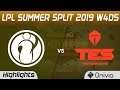 IG vs TES Highlights Game 2 LPL Summer 2019 W4D5 Invictus Gaming vs Top Esports LPL Highlights by On