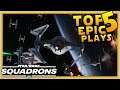 KILLED BY HIS OWN MISSILE - Star Wars Squadrons Top 5 Epic Plays!