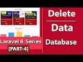 Laravel 8 Complete Series Part-4 | Delete Project Data From Database and Unlink Images Path !