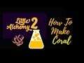 Little Alchemy 2-How To Make Coral Cheats & Hints
