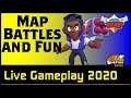 Map, battles and fun! Brawl Stars Live stream Gameplay (2020)
