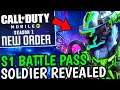 Season 1 Official Battle Pass Soldier Revealed! First S1 Battle Pass Character! Cod Mobile S1!