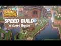 SPEED BUILD - VILLAGER HOUSE AREA - WEBER - DUCK FISHING POND | ANIMAL CROSSING NEW HORIZONS | ACNH