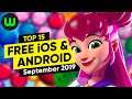Top 15 FREE Android & iOS Games of September 2019 | whatoplay