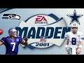 Madden 2001 - Seattle Seahawks vs. Dallas Cowboys (Reggie Tongue Edit)