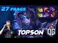 OG.Topson Riki 27 Frags - Dota 2 Pro Gameplay [Watch & Learn]