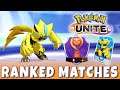 All My Pokemon Unite Ranked Matches - Solo Lobby Reaching Beginner Class 3 with Zeraora
