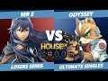 Smash Ultimate Tournament - Mr E (Lucina) Vs. Odyssey (Fox) SSBU Xeno 186 Losers Semis