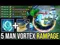 5 MAN ELECTRIC VORTEX RAMPAGE..!! Wombo Combo Epic Sven Rampage | Dota 2