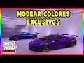 COMO MODEAR COLORES EXCUSIVAS EN GTA V ONLINE - PINTURAS SECRETAS 4D, MATE CON NACARADO - PS4, XBOX