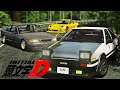 Drifting with Initial D cars in Mount Akina (RX-7, AE86, GT-R) BeamNG.drive