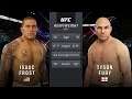 Isaac Frost Vs. Tyson Fury : UFC 4 Gameplay (Legendary Difficulty) (AI Vs AI) (PS4)
