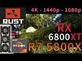 RUST 2023 | RX 6800 XT | Ryzen 7 5800X | 4K - 1440p - 1080p | Ultra & Low Settings