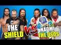 The Usos & Naomi vs. Roman Reigns & Dean Ambrose & Seth Rollins (The Shield) - WWE 2K19 PC Mods