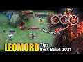 Leomord Red Build🔥 | Leomord Best Build 2021 | Mobile Legends