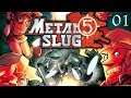 Metal Slug 5 - Mission 1 - Walkthrough (PS2)