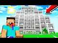 NOOB BUILDS THE TALLEST MINECRAFT HOTEL!