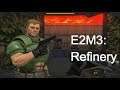 The Ultimate Doom (Doom Remake 4 Mod) - 100% walkthrough - E2M3: Refinery