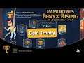 Immortals Fenyx Rising Armed and Dangerous GOLD Trophy Fully upgrade everything at the Forge