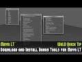 Maya LT Quick Tip #4: How to Download and Install Bonus Tools for Maya LT 2016-2018