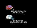 Tecmo Super Bowl (NES) (Season Mode) AFC Divisional Playoff: Bills @ Dolphins