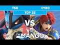 The Mang0 3 - Tsu (Lucario) vs Cyro (Roy) Top 32 - Smash Ultimate