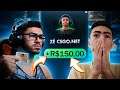 Estava em call com o zé E DECIDI COLOCAR R$150,00 NO CSGO.NET