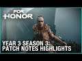 For Honor: Year 3 Season 3 – Hulda Patch Notes Highlights | Ubisoft [NA]