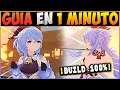 ❄️GUÍA de GANYU en 1 MINUTO! (ARTEFACTOS, ARMAS, BUILD y TODO!) GENSHIN IMPACT 2.4 gameplay español