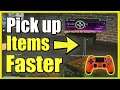 How to PICK UP ITEMS FASTER with CONTROLLER in Call of Duty Warzone (Best Method!)
