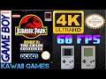 Jurassic Park 2: The Chaos Continues | Ultra HD 4K/60fps🔴 | GAME BOY | Longplay Gameplay Walkthrough