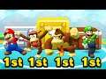 Mario Party Star Rush MiniGames Donkey Kong Vs Diddy Kong Vs Mario Vs Luigi (Master Difficulty)