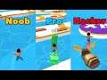 Noob vs Pro vs Hacker || Shortcut Run || iOS/Android
