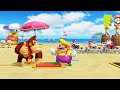 Super Mario Party - Challenge Road: Mushroom Beach - Wario Character