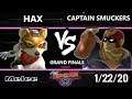 Hax’s Nightclub S1E4 - Captain Smuckers (Captain Falcon) Vs. Hax (Fox) SSBM Grand Finals