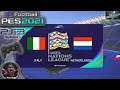 Italy Vs Netherlands UEFA Nations League eFootball PES 2020 || PS3 Gameplay Full HD 60 Fps