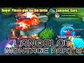 LANCELOT MONTAGE | PART 8 | ROGER TRIES TO TAKE THE TURTLE FROM ME - MOBILE LEGENDS