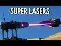 PLANETARY SUPER LASERS! - Space Engineers - Orbital Defense Laser!