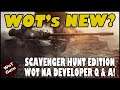 WoT's New | Recap of Developer WGNA Q & A + Today's Scavenger Hunt Code = OABNFOADV0420