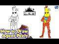 How to Draw Agent Peely from Fortnite 2 'TOP SECRET' Battle Pass