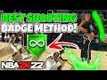 How to get BADGES FAST on NBA 2K22 SHOOTING BADGE METHOD! FAST and EASY Shooting Badge Method!