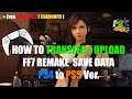 How To Transfer / Upload Final Fantasy 7 Remake PS4 Save Data to PS5 Version | FF7 Intergrade