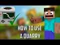 HOW TO USE A QUARRY BUILDCRAFT | QUARRY TEKKIT TUTORIAL | HOW TO USE THE TEKKIT/MINECRAFT QUARRY |