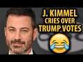 Jimmy Kimmel Cries Because People Voted For Trump😥